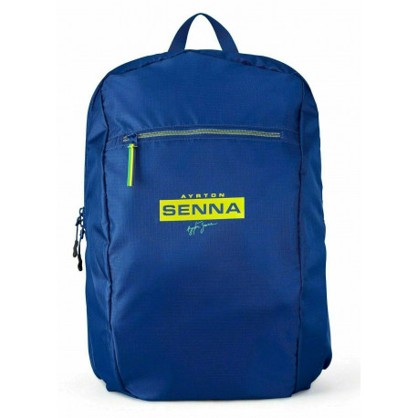 Borse, portafogli Ayrton Senna Packable Backpack (Navy) | race-shop.it