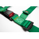 Cinture di sicurezza e accessori Cinture di sicurezza a 4 punti RACES Classic series, 2" (50mm), verde, omologazione E8 | race-shop.it