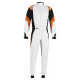 Tute FIA tuta da gara Sparco COMPETITION (R567) bianco/nero/arancio | race-shop.it