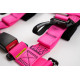 Cinture di sicurezza e accessori Cinture di sicurezza a 4 punti RACES Tuning series, 2" (50mm), rosa | race-shop.it