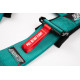 Cinture di sicurezza e accessori Cinture di sicurezza sportive a 5 punti RACES Motorsport 3" (76mm) (LIMITED EDITION), verde acqua | race-shop.it
