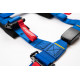 Cinture di sicurezza e accessori Cinture di sicurezza a 4 punti RACES Tuning series, 2" (50mm), blu | race-shop.it