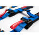 Cinture di sicurezza e accessori Cinture di sicurezza a 4 punti RACES Tuning series, 2" (50mm), blu | race-shop.it