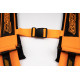 Cinture di sicurezza e accessori Cinture di sicurezza sportive a 5 punti RACES Motorsport 3" (76mm), arancione | race-shop.it