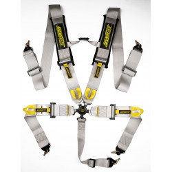 Cinture di sicurezza sportive a 5 punti RACES Motorsport 3" (76mm), grigio