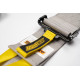 Cinture di sicurezza e accessori Cinture di sicurezza a 5 punti RACES Motorsport series, 3" (76mm), grigio | race-shop.it