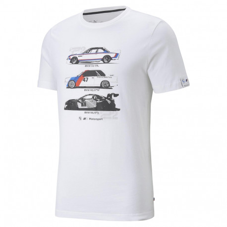 Magliette BMW Motorsport Graphic M T-shirt, white | race-shop.it