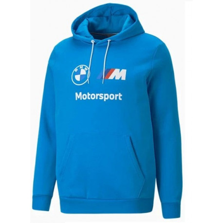 Felpe con cappuccio e giacche Puma BMW Motorsport MMS Essentials felpa con cappuccio, blu | race-shop.it