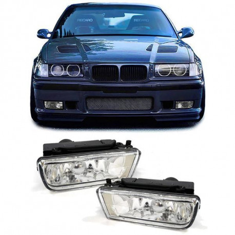 Fari RACES fendinebbia per 3 series BMW E36 M3 90-99, trasparente | race-shop.it