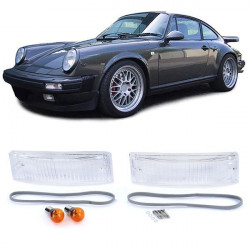 RACES frecce anteriori per gaskets Porsche 911 G model 74-89, bianco