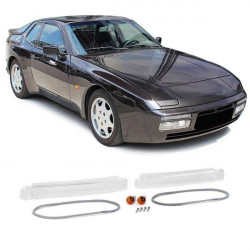 Indicatore di direzione Anteriore Trasparente Bianco con guarnizioni for Porsche 944 S2 Turbo 87-91