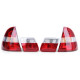 Fari Fanali posteriori in vetro posteriori Rosso Trasparente adatto a BMW 3 series E46 Touring 98-05 | race-shop.it