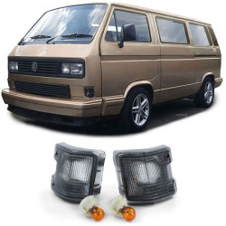 RACES frecce anteriori per VW T3 Bus Box Transporter 79-92, fumé, nero