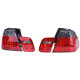 Fari RACES fanali posteriori a LED per facelift look BMW 3 series E46 sedan 98-01, rosso-nero | race-shop.it