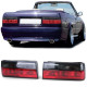 Fari RACES fanali posteriori per BMW 3 Series E30 Facelift, rosso-nero, trasparente | race-shop.it