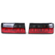 Fari RACES fanali posteriori per BMW 3 Series E30 Facelift, rosso-nero, trasparente | race-shop.it