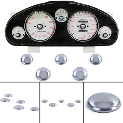 Copri lancette tachimetro in acciaio inox lucidato a specchio per Mazda MX5 NA 89-98