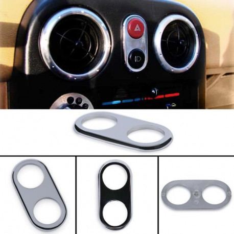 Body kit e accessori visivi Coperchio a doppia ghiera in acciaio inox adatto per Mazda MX-5 NA 89-98 | race-shop.it