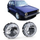 Fari RACES fari anteriori (Angel Eyes, Crosshair) per VW Golf 1 + Cabrio, trasparente, nero | race-shop.it