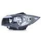 Fari RACES faro anteriore per BMW 1ER E81 E82 E87 E88 07 (H7), nero, sinistro | race-shop.it