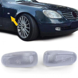 Set di indicatore di direzione laterale Bianco per Mercedes Sprinter Vito W210 SLK R170