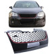 Body kit e accessori visivi Griglia a nido d`ape sportiva senza emblema con barra Rossa per VW Golf 5 GTI 03-09 | race-shop.it
