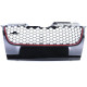 Body kit e accessori visivi Griglia a nido d`ape sportiva senza emblema con barra Rossa per VW Golf 5 GTI 03-09 | race-shop.it