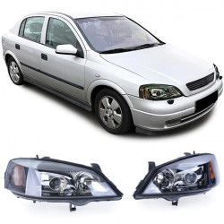 Faro allo xeno D2S H7 Nero Destro sinistra per Opel Astra G 97-04