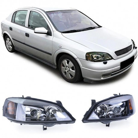 Fari Faro allo xeno D2S H7 Nero Destro sinistra per Opel Astra G 97-04 | race-shop.it