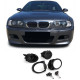 Fari RACES fendinebbia per BMW E39 M5 E46 M3 (HB4), trasparente, nero | race-shop.it