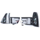 Fari RACES fanali posteriori per BMW X5 E53 99-03, nero-fumé, trasparente | race-shop.it