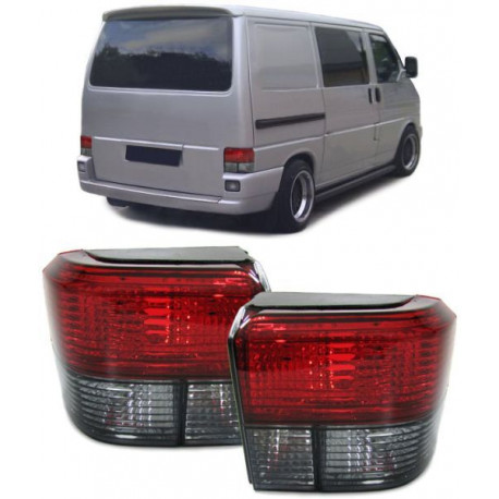 Osvetlenie Fanale posteriore Rosso Nero Crystal adatto a VW Bus T4 90-03 | race-shop.it