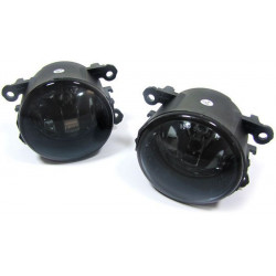 RACES fendinebbia per Renault Twingo Megane Scenic Kangoo, nero-fumé, trasparente