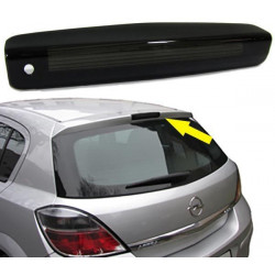 Copertura luce freno 3 ° vetro Trasparente Nero Fumo per Opel Astra H 5 porte 04-09