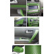 Nastri, pellicole e fogli 3D Pellicola di carbonio autoadesiva 30cm *1.27 metri verde | race-shop.it
