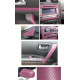 Nastri, pellicole e fogli 3D Pellicola di carbonio autoadesiva 30cm *1.27 metri rosa | race-shop.it