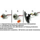 Fari LED Indicatori laterali Fumo Nero adatto per BMW E81 E82 E87 E88 E92 E93 X1 E84 | race-shop.it