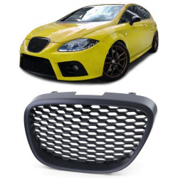 Griglia del radiatore a nido d`ape RS Ottica Nero per Seat Altea Toledo 5P Leon 1P 04-09