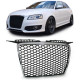 Body kit e accessori visivi Griglia sportiva a nido d`ape Nero cromo per Audi A3 8P 05-08 | race-shop.it