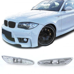 Indicatore di direzione laterale Bianco Coppia Sinistra Destra per BMW 1 Series E81 E87 04-12