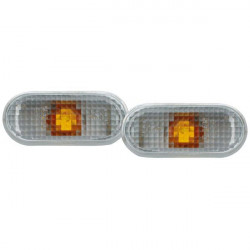 RACES frecce laterali per VW T5 Lupo Bora Golf 4 Passat 3B Seat Arosa, bianco