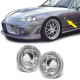Fari Indicatori di direzione in vetro laterale Bianco con bordo cromato per Mazda MX5 NA NB NBFL 90-05 | race-shop.it