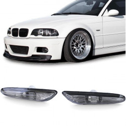 Indicatori laterali Nero/scuro adatti per BMW 3 Series E46 00-01 5 Series E60 E61 X3 E83