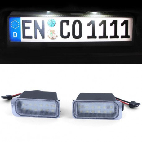Fari LED Luce targa bianca 6000K per Jaguar XJ X351 09-16 XF X250 08-15 | race-shop.it