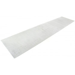 Griglia racing in alluminio griglia a nido d`ape Racegitter Alu 150X30cm argento medio